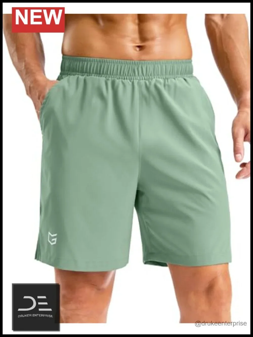 Men's Athletic Running Shorts with Pockets Quick Dry Lightweight 5/7/9 Inseam